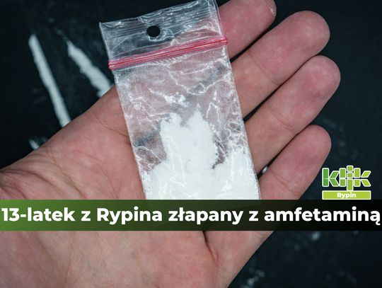 13-latek z Rypina złapany z amfetaminą