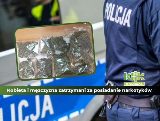 Brodnica: 20-latka i 35-latek zatrzymani za posiadanie marihuany