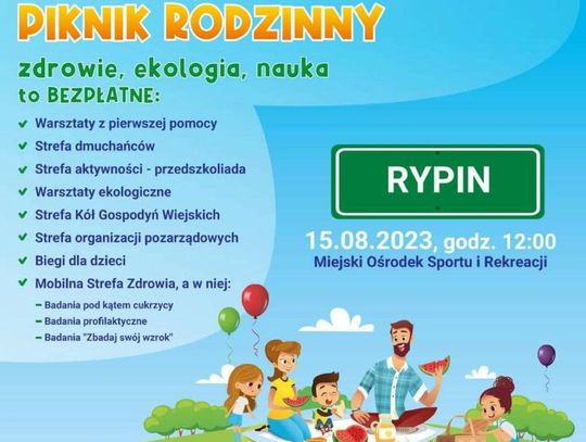 Długi weekend zakończy Wielki Piknik Rodzinny w Rypinie