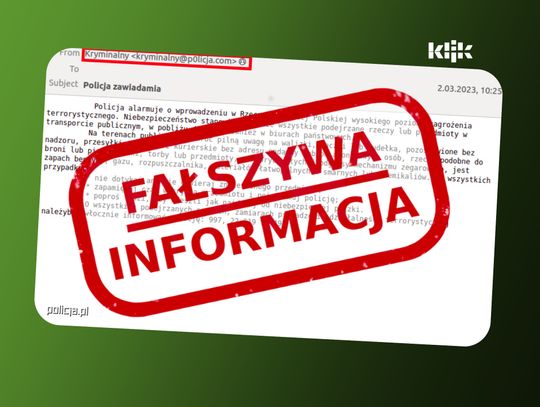 Fałszywa informacja krąży w sieci. Policja dementuje