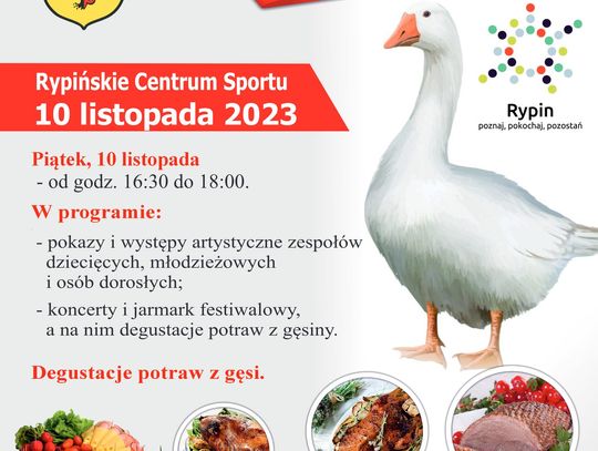 Festiwal gęsi na świętego Marcina - najlepsza gęsina z Rypina