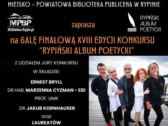 Gala finałowa XVIII edycji Rypińskiego Albumu Poetyckiego