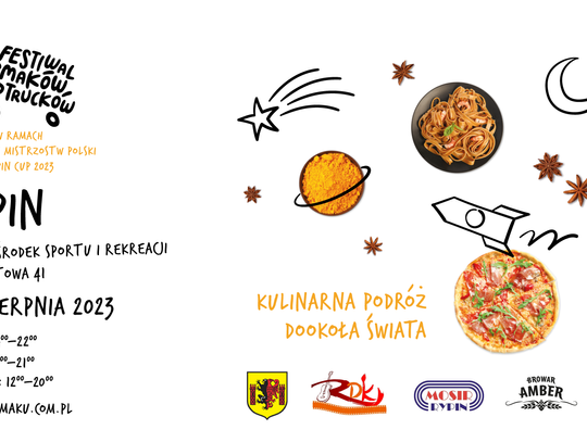 I Festiwal Smaków Food Trucków w Rypinie! Smaki z całego świata już w najbliższy weekend na terenie Miejskiego Ośrodka Sportu i Rekreacji