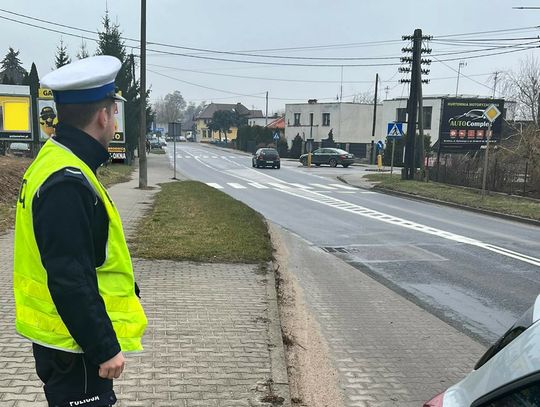 Kolejna akcja brodnickiej policji. Ponownie pilnowali pieszych