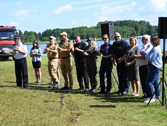 „Kręci mnie bezpieczeństwo nad wodą” na plaży w Urszulewie