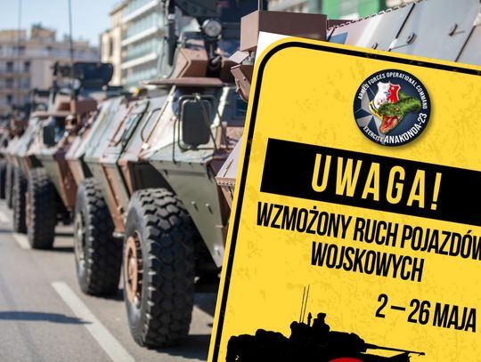 MON ostrzega przed wzmożonym ruchem pojazdów wojskowych