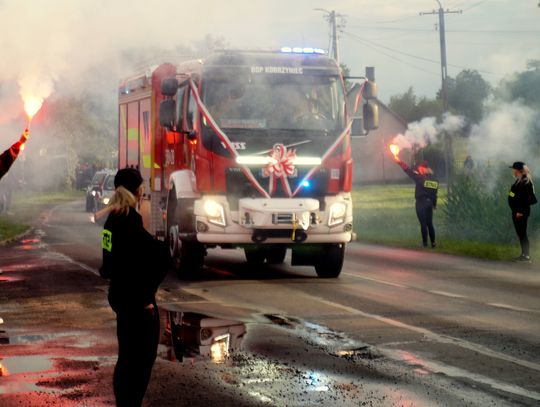 Nowy wóz strażacki w Ochotniczej Straży Pożarnej Kobrzyniec