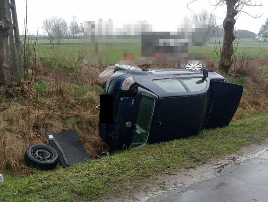 Pijacka jazda zakończona w rowie. Miał ponad 4 promile