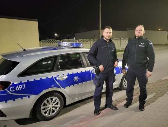 Rypińscy policjanci nie wahali się zaryzykować