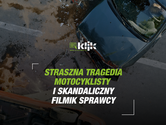 Straszna tragedia motocyklisty i skandaliczny filmik sprawcy [WIDEO]