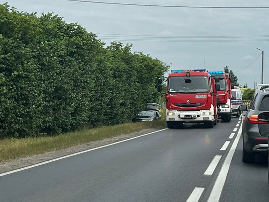 Zdarzenie drogowe przed Brodnicą