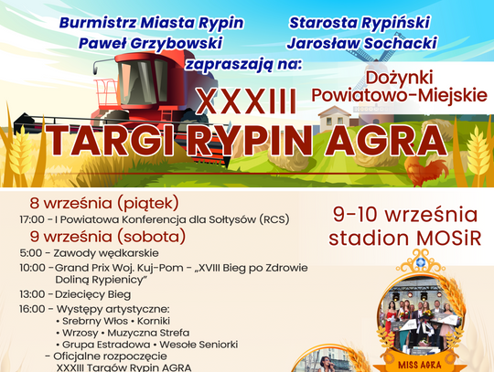 Znamy pełen program tegorocznych Targów Rypin AGRA