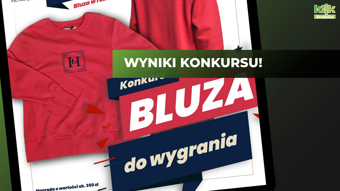 Bluza od Henri Lloyd - wyniki konkursu