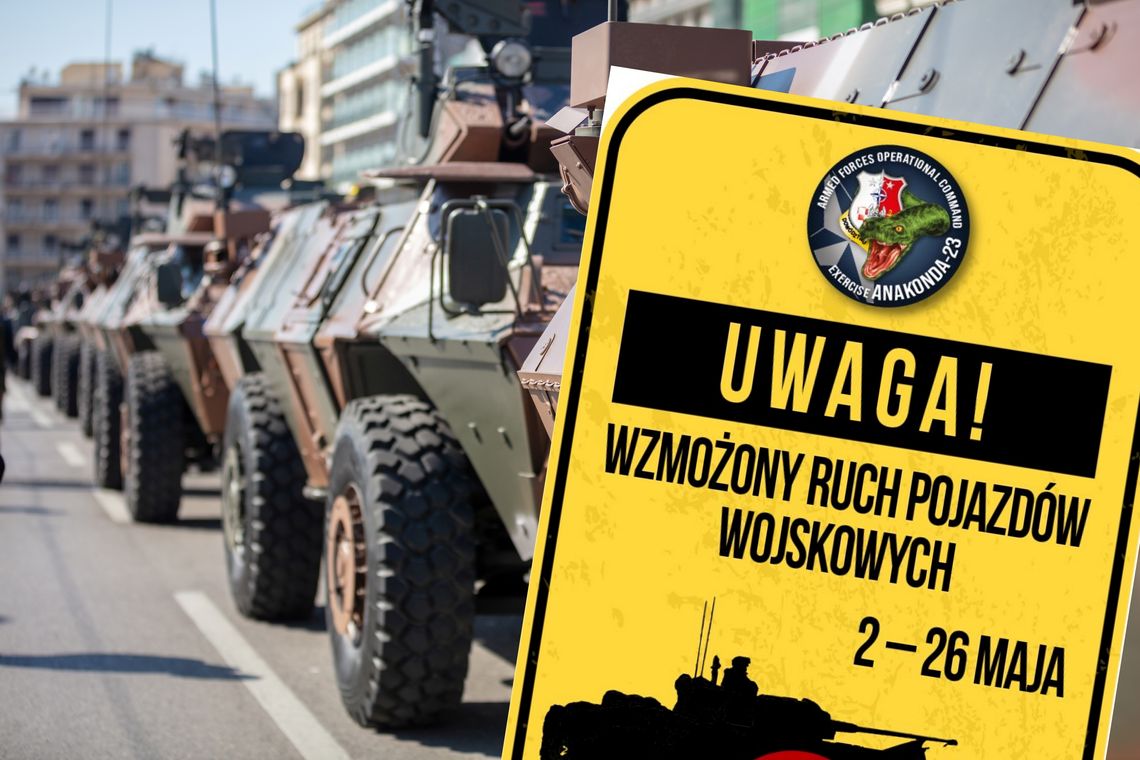 MON ostrzega przed wzmożonym ruchem pojazdów wojskowych