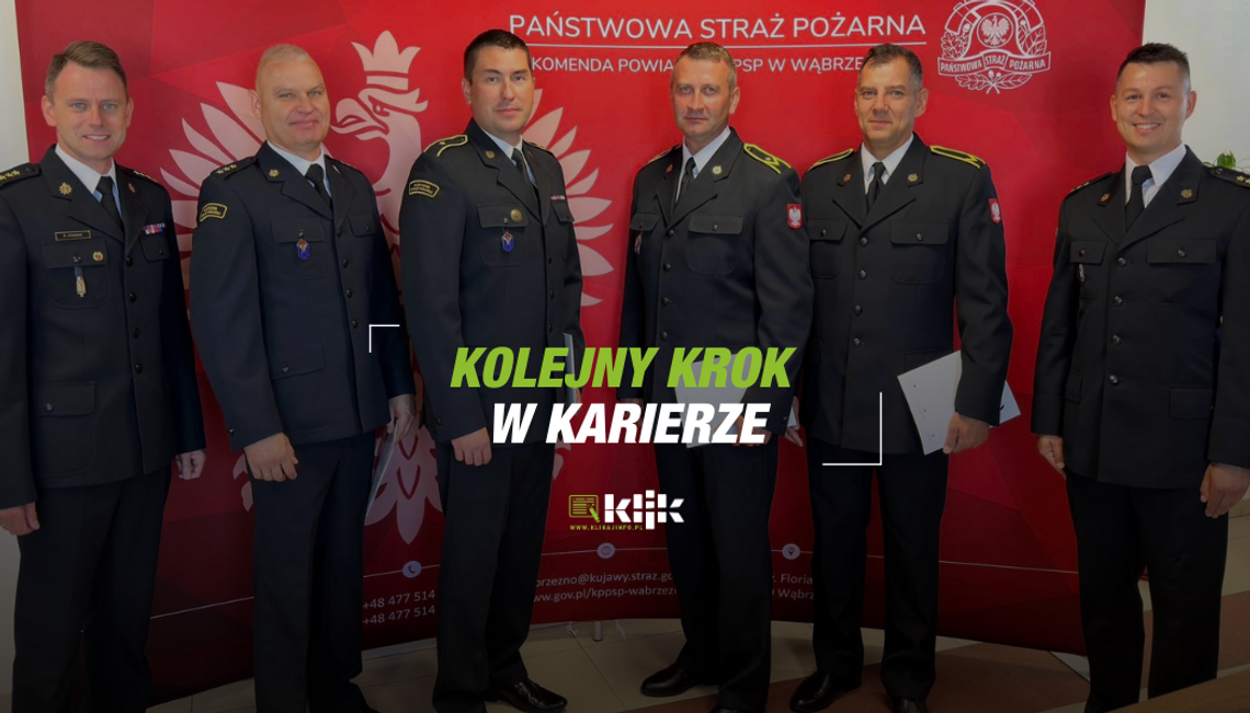 Nowe stanowiska w JRG Wąbrzeźno: kpt. Smogorzewski awansowany na Zastępcę Dowódcy