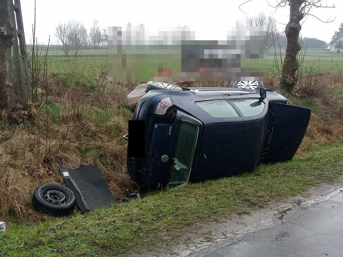 Pijacka jazda zakończona w rowie. Miał ponad 4 promile