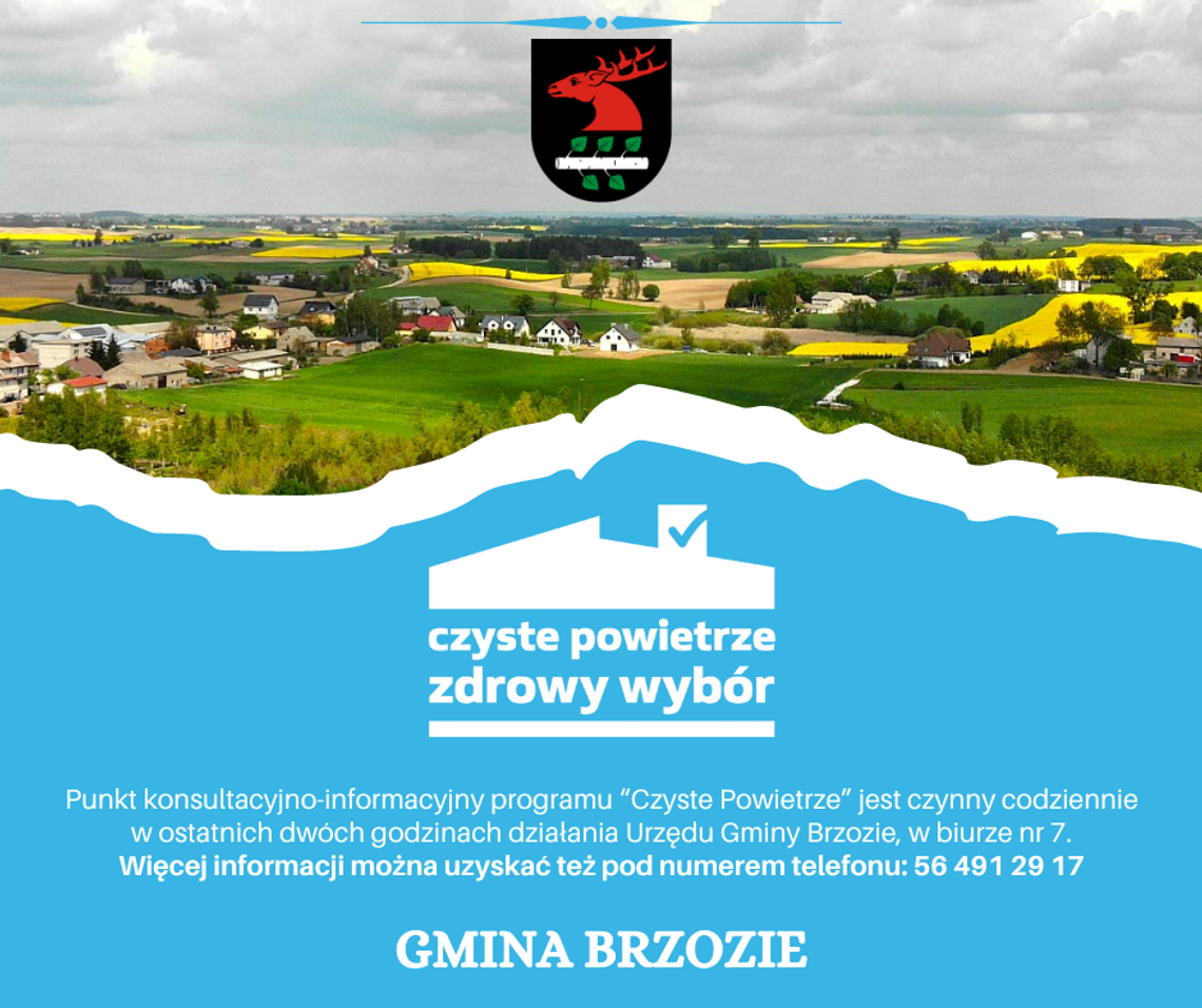 Program Czyste Powietrze w Gminie Brzozie