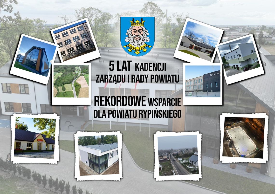 Rekordowe wsparcie dla powiatu rypińskiego