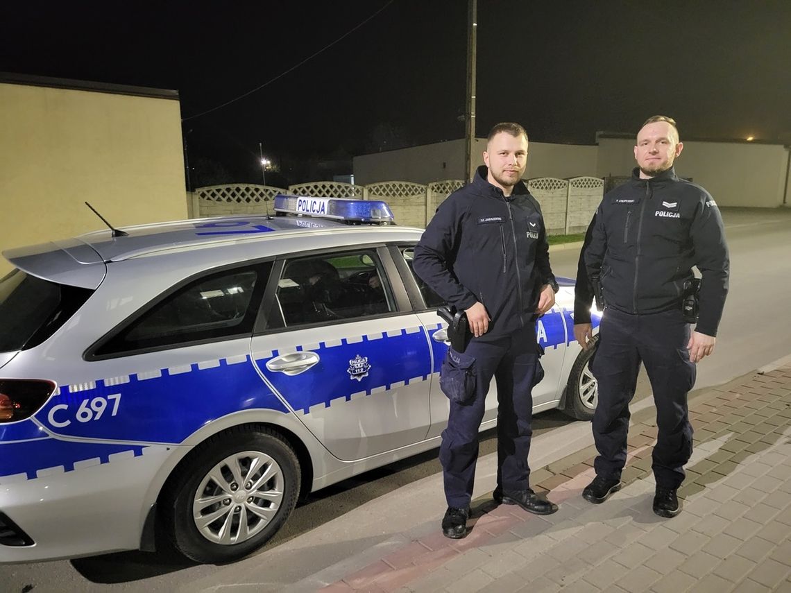 Rypińscy policjanci nie wahali się zaryzykować