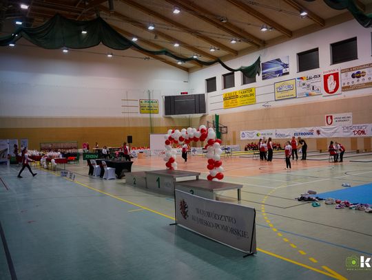 Pierwsze kroki w gimnastyce, niepodległościowy Turniej Fit Kid org. TG Sokół Brodnica